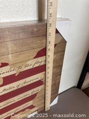 MaxSold Auction: USA Flag Canvas Wall Art - Upland (California, USA) SELLER MANAGED Reseller Online Auction - Monte Vista