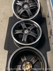 MaxSold Auction: Enkei RZ-5 18x7.5J Alloy Wheels – Set of Performance Rims - Vancouver (British Columbia, Canada) SELLER MANAGED Reseller Online Auction - E 7th Avenue (STORAGE)