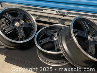 MaxSold Auction: Enkei RZ-5 18x7.5J Alloy Wheels – Set of Performance Rims - Vancouver (British Columbia, Canada) SELLER MANAGED Reseller Online Auction - E 7th Avenue (STORAGE)