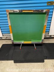 MaxSold Auction: Folding game table with green playing surface - Vancouver (British Columbia, Canada) SELLER MANAGED Reseller Online Auction - East 7th Avenue (STORAGE)