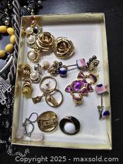 MaxSold Auction: Large Mixed Jewelry Lot – Earrings, Necklaces, Bracelets, Brooches & Costume Pieces  - Vancouver (British Columbia, Canada) SELLER MANAGED Reseller Online Auction - East 7th Avenue (STORAGE)