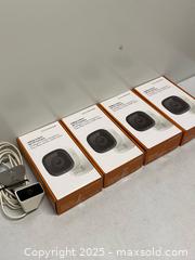 MaxSold Auction: Lot of 5 Alarm.com 1080p Wi-Fi Indoor Security Cameras – Model ADC-V523X  - Vancouver (British Columbia, Canada) SELLER MANAGED Reseller Online Auction - East 7th Avenue (STORAGE)