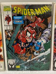 MaxSold Auction: Marvel Comics Lot – Spider-Man “Torment” #4 & #5 (1990) + Captain America Variant - Vancouver (British Columbia, Canada) SELLER MANAGED Reseller Online Auction - East 7th Avenue (STORAGE)
