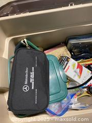 MaxSold Auction: Mixed Household Storage Tote – Electronics, Bags, Tools, Décor & Misc.  - Vancouver (British Columbia, Canada) SELLER MANAGED Reseller Online Auction - East 7th Avenue (STORAGE)