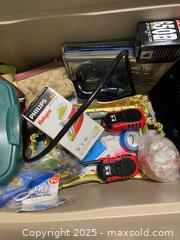 MaxSold Auction: Mixed Household Storage Tote – Electronics, Bags, Tools, Décor & Misc.  - Vancouver (British Columbia, Canada) SELLER MANAGED Reseller Online Auction - East 7th Avenue (STORAGE)