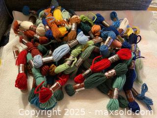 MaxSold Auction: Vintage 70's Tapestry/Crewel Wool Skeins, Laine Colbert DMC, 100% Virgin Wool - Toronto (Ontario, Canada) SELLER MANAGED Downsizing Online Auction - O' Connor Drive (CONDO)