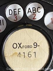 MaxSold Auction: Vintage Antique Retro Northern Electric Oxford Rotary Desk Telephone (Bakelite, Black) - Toronto (Ontario, Canada) SELLER MANAGED Downsizing Online Auction - O'connor Drive (CONDO)