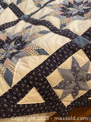 MaxSold Auction: Vintage Handmade Patchwork Lone Star-Style Quilt - Toronto (Ontario, Canada) SELLER MANAGED Downsizing Online Auction - O'connor Drive (CONDO)