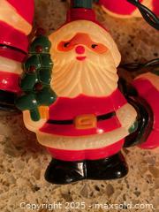 MaxSold Auction: Vintage Santa Claus Novelty String Lights, Multi-Color, 18 Figures - Toronto (Ontario, Canada) SELLER MANAGED Downsizing Online Auction - O' Connor Drive (CONDO)