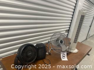 MaxSold Auction: Assortment fans different brands  - Toronto (Ontario, Canada) SELLER MANAGED Downsizing Online Auction - Jane Street (STORAGE)