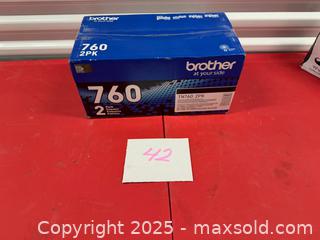 MaxSold Auction: Brother TN760 2PK brand new  - Toronto (Ontario, Canada) SELLER MANAGED Downsizing Online Auction - Jane Street (STORAGE)