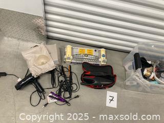 MaxSold Auction: Misc box with Beauty accessories and other staff - Toronto (Ontario, Canada) SELLER MANAGED Downsizing Online Auction - Jane Street (STORAGE)