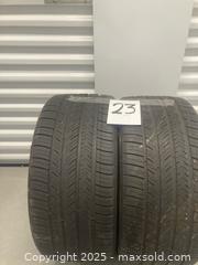 MaxSold Auction: Two tires 255/35/19 - Toronto (Ontario, Canada) SELLER MANAGED Downsizing Online Auction - Jane Street (STORAGE)