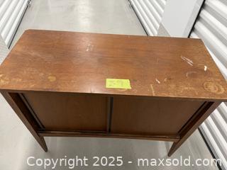 MaxSold Auction: Vintage Crosley Everett Mid-Century Media Console  - Toronto (Ontario, Canada) SELLER MANAGED Downsizing Online Auction - Jane Street (STORAGE)