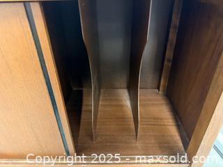 MaxSold Auction: Vintage Crosley Everett Mid-Century Media Console  - Toronto (Ontario, Canada) SELLER MANAGED Downsizing Online Auction - Jane Street (STORAGE)