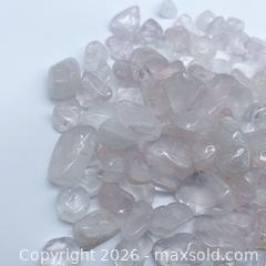 MaxSold Auction: 200 g Rose Quartz & Clear Quartz Tumbled Stones  - Vancouver (British Columbia, Canada) SELLER MANAGED Downsizing Online Auction - W20th Avenue (CONDO)