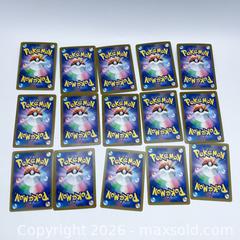 MaxSold Auction: Assorted Japanese Pokémon TCG Cards — Japanese Holo (15 cards) - Vancouver (British Columbia, Canada) SELLER MANAGED Downsizing Online Auction - W20th Avenue (CONDO)