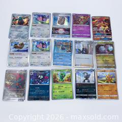 MaxSold Auction: Assorted Japanese Pokémon TCG Cards — Japanese Holo (15 cards) - Vancouver (British Columbia, Canada) SELLER MANAGED Downsizing Online Auction - W20th Avenue (CONDO)