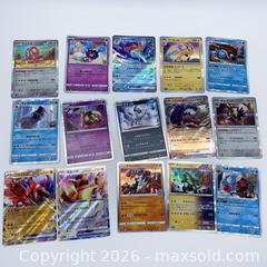 MaxSold Auction: Assorted Japanese Pokémon TCG Cards — Japanese Holo (15 cards) - Vancouver (British Columbia, Canada) SELLER MANAGED Downsizing Online Auction - W20th Avenue (CONDO)