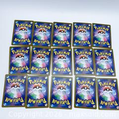 MaxSold Auction: Assorted Japanese Pokémon TCG Cards — Japanese Holo (15 cards) - Vancouver (British Columbia, Canada) SELLER MANAGED Downsizing Online Auction - W20th Avenue (CONDO)