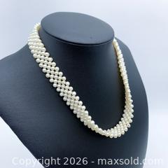 MaxSold Auction: Genuine Akoya Cultured Multi-Strand Braided Pearl Necklace - Vancouver (British Columbia, Canada) SELLER MANAGED Downsizing Online Auction - W20th Avenue (CONDO)
