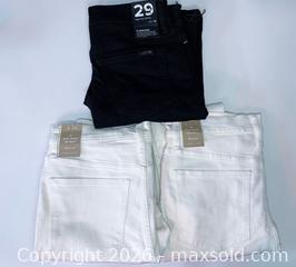 MaxSold Auction: Joe's & Madewell Stretch Denim Jeans, W28–29, White & Black - Vancouver (British Columbia, Canada) SELLER MANAGED Downsizing Online Auction - W20th Avenue (CONDO)