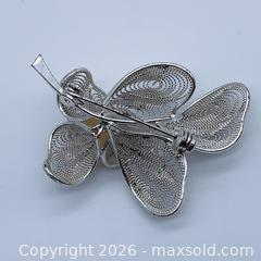 MaxSold Auction: Lot of 3 Sterling Silver Brooches with Genuine Akoya Pearls - Vancouver (British Columbia, Canada) SELLER MANAGED Downsizing Online Auction - W20th Avenue (CONDO)