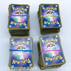 MaxSold Auction: Lot of 800 Japanese Pokémon TCG Cards (4 × 200 Bundles) - Vancouver (British Columbia, Canada) SELLER MANAGED Downsizing Online Auction - W20th Avenue (CONDO)