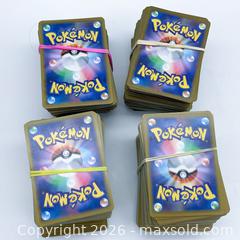 MaxSold Auction: Lot of 800 Japanese Pokémon TCG Cards (4 × 200 Bundles) - Vancouver (British Columbia, Canada) SELLER MANAGED Downsizing Online Auction - W20th Avenue (CONDO)