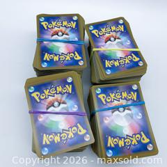 MaxSold Auction: Lot of 800 Japanese Pokémon TCG Cards (4 × 200 Bundles) - Vancouver (British Columbia, Canada) SELLER MANAGED Downsizing Online Auction - W20th Avenue (CONDO)
