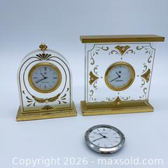 MaxSold Auction: Mikimoto & Baccarat Small Tabletop Clocks with Genuine Pearl Accents - Vancouver (British Columbia, Canada) SELLER MANAGED Downsizing Online Auction - W20th Avenue (CONDO)