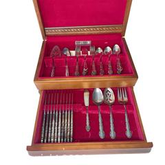 MaxSold Auction: Oneida Ltd 1881 Rogers Silverplate Flatware in Wood Chest - Vancouver (British Columbia, Canada) SELLER MANAGED Downsizing Online Auction - W20th Avenue (CONDO)