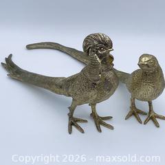 MaxSold Auction: Pair of Mid-Century Decorative Brass Pheasant Figurines - Vancouver (British Columbia, Canada) SELLER MANAGED Downsizing Online Auction - W20th Avenue (CONDO)