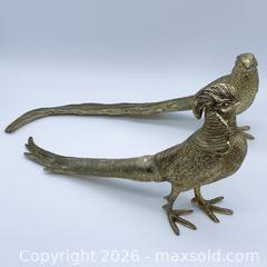 MaxSold Auction: Pair of Mid-Century Decorative Brass Pheasant Figurines - Vancouver (British Columbia, Canada) SELLER MANAGED Downsizing Online Auction - W20th Avenue (CONDO)