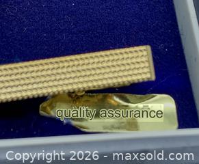MaxSold Auction: Three Sets: Cufflinks & Tie Bars — Gold, Enamel, DAKS Silver - Vancouver (British Columbia, Canada) SELLER MANAGED Downsizing Online Auction - W20th Avenue (CONDO)