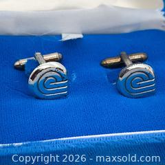 MaxSold Auction: Vintage Birks Sterling Silver Round Swirl Cufflinks (Pair) - Vancouver (British Columbia, Canada) SELLER MANAGED Downsizing Online Auction - W20th Avenue (CONDO)