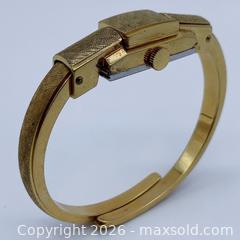 MaxSold Auction: Vintage Bucherer Ladies Gold Plated Bangle Watch - Vancouver (British Columbia, Canada) SELLER MANAGED Downsizing Online Auction - W20th Avenue (CONDO)