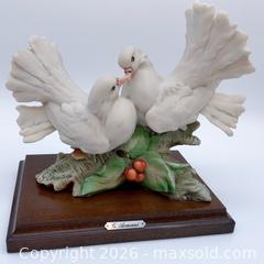 MaxSold Auction: Vintage Signed Giuseppe Armani Porcelain Pair of Doves on Branch Figurine - Vancouver (British Columbia, Canada) SELLER MANAGED Downsizing Online Auction - W20th Avenue (CONDO)
