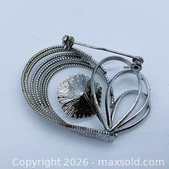 MaxSold Auction: Vintage Silver-Tone Floral Brooches with Cultured Pearls  - Vancouver (British Columbia, Canada) SELLER MANAGED Downsizing Online Auction - W20th Avenue (CONDO)