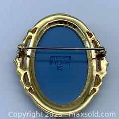 MaxSold Auction: Wedgwood Oval Jasperware Cameo Brooch - Vancouver (British Columbia, Canada) SELLER MANAGED Downsizing Online Auction - W20th Avenue (CONDO)