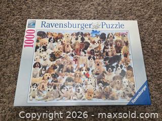 MaxSold Auction: "Dogs Galore!" 1000-piece Jigsaw Puzzle by Ravensburger.  - London (Ontario, Canada) SELLER MANAGED Downsizing Online Auction - Centre Street (CONDO)