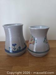 MaxSold Auction: Set of 2 Signed Studio Pottery Mugs, Glazed Stoneware - London (Ontario, Canada) SELLER MANAGED Downsizing Online Auction - Centre Street (CONDO)