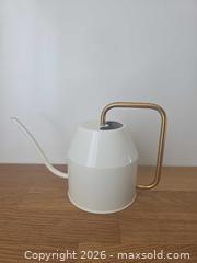 MaxSold Auction: VATTENKRASSE Watering Can Ivory/gold-colour - London (Ontario, Canada) SELLER MANAGED Downsizing Online Auction - Centre Street (CONDO)
