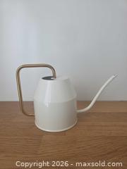 MaxSold Auction: VATTENKRASSE Watering Can Ivory/gold-colour - London (Ontario, Canada) SELLER MANAGED Downsizing Online Auction - Centre Street (CONDO)