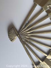 MaxSold Auction: Vintage Brass Decorative Fan Wall Decor - London (Ontario, Canada) SELLER MANAGED Downsizing Online Auction - Centre Street (CONDO)