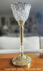 MaxSold Auction: Vintage Excelsior brass Torchiere Table Lamp  - London (Ontario, Canada) SELLER MANAGED Downsizing Online Auction - Centre Street (CONDO)
