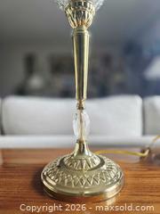 MaxSold Auction: Vintage Excelsior brass Torchiere Table Lamp  - London (Ontario, Canada) SELLER MANAGED Downsizing Online Auction - Centre Street (CONDO)