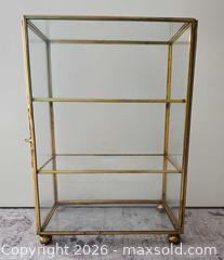 MaxSold Auction: Vintage Glass & Brass Display Cabinet - London (Ontario, Canada) SELLER MANAGED Downsizing Online Auction - Centre Street (CONDO)