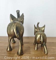 MaxSold Auction: Vintage Pair of Solid Brass Elephants Figurine Statues Trunk Up Ears Out Lucky - London (Ontario, Canada) SELLER MANAGED Downsizing Online Auction - Centre Street (CONDO)