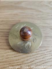 MaxSold Auction: Vintage Small Brass Floral Etched Footed Teapot - London (Ontario, Canada) SELLER MANAGED Downsizing Online Auction - Centre Street (CONDO)